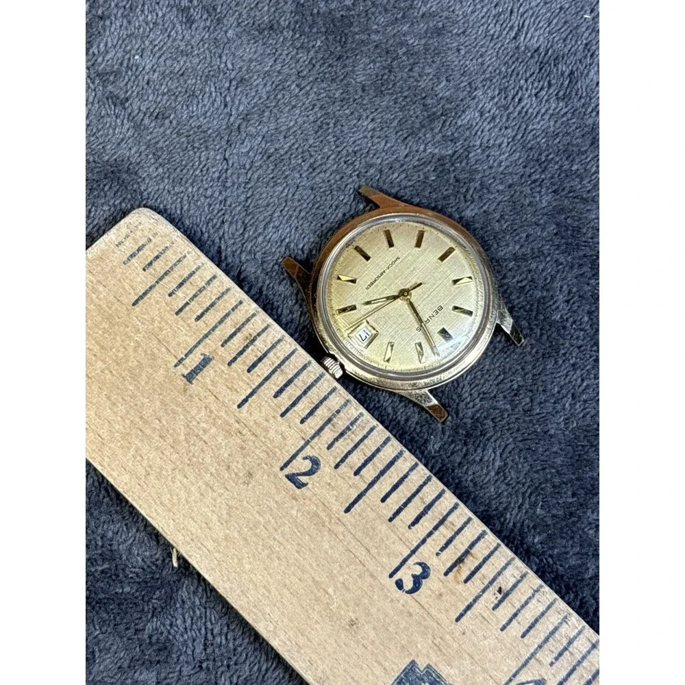 Vintage Benrus 7001 Watch Shock Absorber 10k R.P.G Back No Strap Classic